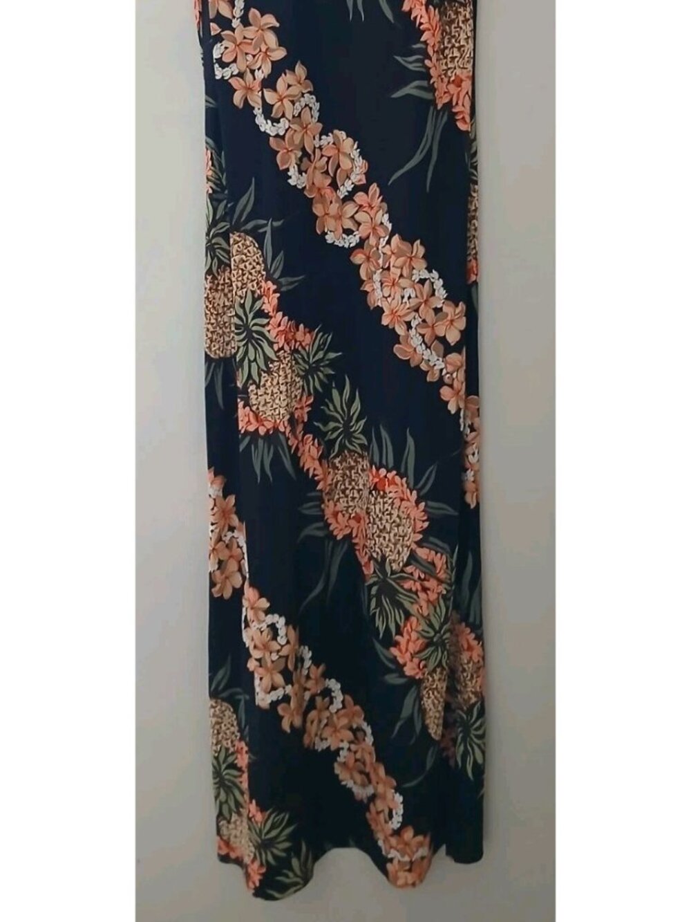 Vtg Hilo Hattie Hawaii Sleeveless Maxi Dress - Picture 4 of 8